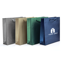 Sac cadeau de luxe avec poignée en ruban, Design personnalisé pour bijoux cosmétiques