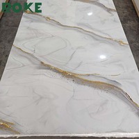 Revêtement mural intérieur résistant à l'humidité, imperméable, résistant aux insectes, ignifuge, avec revêtement UV, durable et robuste