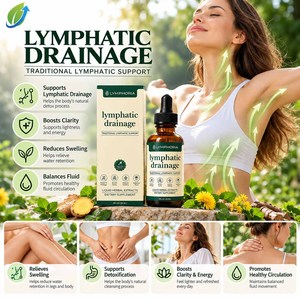 Gouttes de drainage lymphatique à marque privée OEM, supplément liquide à base de plantes, extrait botanique naturel, gouttes de soutien lymphatique - Product Image 4