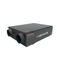 Système de ventilation d'air bidirectionnel de type central 350 CMH Système de CVC domestique Ventilateur de ventilation de conduit avec filtre HEPA H13