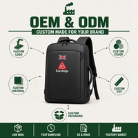 Sac à dos pour ordinateur portable Oxford personnalisable pour homme, grande taille, avec port USB, fermeture éclair cachée, imperméable, extensible, sac à dos professionnel