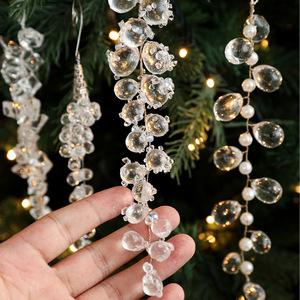 Adornos Colgantes de Cristal Acrílico en Forma de Racimo de Uvas para Decoración de Árboles de Navidad y Fiestas - Product Image 4