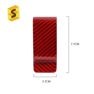 Fermasoldi per portafogli moda in fibra di carbonio promozionale personalizzato ES - Product Image 3