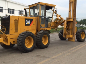 Used CAT 140K Motor Grader With Rear Ripper & Front Blade Original Caterpillar Engine Road Grader - Product Image 5