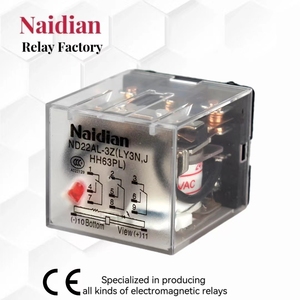 Tiếp Sức Nhà Máy Cửa Hàng Cung Cấp 11Pins 10A 12V 24V 48V 110V 220V Ly3 Tiếp Sức HH63P Công Nghiệp Kín Thu Nhỏ Điện Từ Tiếp Sức - Product Image 2