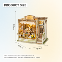 Puzzle en bois 3D DIY Maison miniature Trésor secret K-1086 Artisanat en bois Métal Plastique Papier Lumière LED Kit fait main En stock