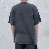OEM ODM Hochwertige 100% Baumwolle Schwergewichtige Vintage-Waschung Unisex Individuell Bedrucktes Logo Grafik T-Shirt Oversized
