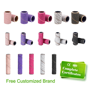 Medium Fine Coarse White <strong>Zebra</strong> <strong>Nail</strong> <strong>Sanding</strong> <strong>Bands</strong> 120# 240# for <strong>Nail</strong> <strong>Drill</strong> <strong>Bits</strong> - Product Image 5