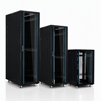 Kabinet Server Jaringan Industri 900*600*2000mm, Kabinet Server 42U untuk Penyimpanan Peralatan Ruang Komputer