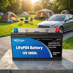 แบตเตอรี่สตาร์ทเตอร์ LiFePO4 สำหรับยานยนต์ 12V พร้อมระบบ Smart BMS Bluetooth 700CCA-1200CCA สำหรับรถเก๋ง SUV รถตู้ รถกระบะ รถยนต์หรู - Product Image 1