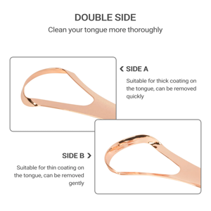 Vàng Thép Không Gỉ Phẫu Thuật Cấp Thép Không Gỉ Lưỡi Chất Tẩy Rửa Tùy Chỉnh Bao Bì 304 Thép Không Gỉ Lưỡi Scraper - Product Image 3