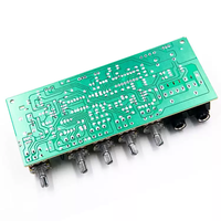 Carte de préampli de réverbération A031 pour microphone de karaoké, alimentation 12-15V, op-amp 4558D, réglage des aigus et des graves