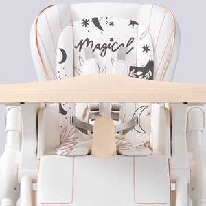 Silla de comedor portátil plegable para bebé, asiento multifuncional ajustable en altura para uso doméstico, Material plástico de 0 a 12 meses - Product Image 4