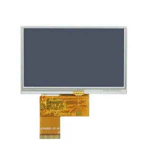 480X272 TFT LCD modülü 4.3 inç 4 tel dirençli dokunmatik ekran 40 RGB otomotiv ekran, otomotiv elektroniği 200 480x272
