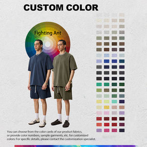 Sweat-shirt pour homme en coton 100% délavé à l'acide, col montant zippé 1/<span class=keywords><strong>4</strong></span>, surdimensionné, style streetwear, délavé, automne-hiver 2025, 360 g - Product Image 5