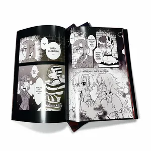 CMYK-Libros de cómic y manga para niños, impresión personalizada, venta al por mayor, muestra gratis