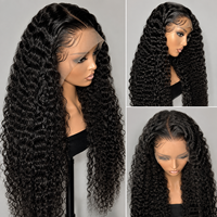 Perruques sans colle à dentelle HD 40 pouces 5x5 13x4 13x6, densité 250%, cheveux humains bouclés birmans originaux de luxe pour femmes noires