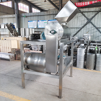RVS 304 elektrische fruitpulper/mango fruitpulpermachine/tweefasige fruitpulpermachine