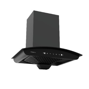Campana Extractora de Cocina Moderna, de Aluminio con Cristal Curvo, con Filtro Deflector, de Alta Calidad para Uso en Hoteles - Product Image 3