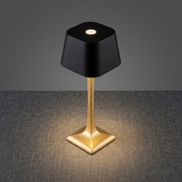 Lampe de bureau LED au design nordique minimaliste, en alliage d'aluminium, décoration de restaurant de luxe, rechargeable, lampe de table sans fil haut de gamme pour hôtel