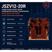 Transformateur combiné CT VT 100V 5A 20kV JSZV12-20R classe 0.2 connexion V/V pour comptage extérieur