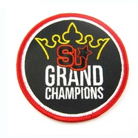 Patch brodé personnalisé Cœur Rose avec bordure surjetée, thermocollant et à coudre, style vintage, pour vêtements, applique effet tatouage, fabrication usine