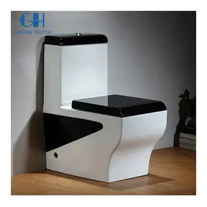 Luxury Ceramic Black Bathroom Wc Toilet Porcelain Bathroom Sanitary Ware Water Closet Toilet