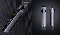 Kit de tondeuse à cheveux professionnel pour hommes USB Rechargeable LED Display Low Noise High Power ABS Clipper Grooming Kit