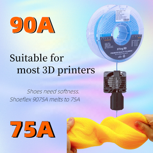 Sting3D Haute Qualité Nouveau Lancement Shoeflex 9075A 750g <span class=keywords><strong>Filament</strong></span> 1.75mm <span class=keywords><strong>Filament</strong></span> Imprimante <span class=keywords><strong>3d</strong></span> PLA <span class=keywords><strong>ABS</strong></span> TPU ASA Impression <span class=keywords><strong>3d</strong></span> - Product Image 3