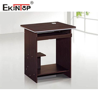 Ekintop table de bureau, bureau principal, bureau antique simple, noir