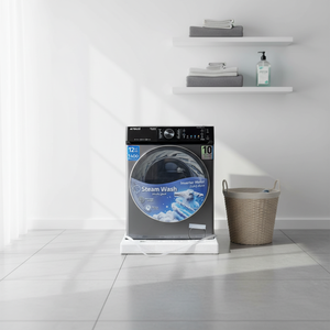 Newal 12KG Large Capacity Front Load Washing Machine Motor 1400RPM Wash Quick Wash 15 Programs Motor 10 Year Home Use L - Product Image 3