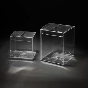 Manufacturer Transparent waterproof Clear PVC boxes Packaging small plastic box storage for food/jewelry/Candy/Gift/cosmetics