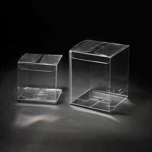 Hersteller Transparente wasserdichte durchsichtige PVC-Boxen Verpackung kleine Kunststoff box Aufbewahrung für Lebensmittel/Schmuck/Süßigkeiten/Geschenk/Kosmetik