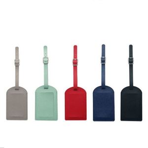 Étiquettes d'identification pour bagages en vrac, étiquettes de bagages en cuir PU, étiquette de bagage personnalisée pour cadeau promotionnel - Product Image 3