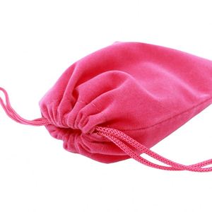 Pochette en velours à prix d'usine pour bracelets, bijoux, colliers et perles – Sac à bijoux en velours avec cordon de serrage - Product Image 6