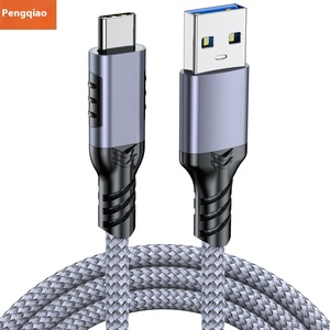 USB 3.2 <span class=keywords><strong>Atoc</strong></span>-kompatibles Typ-C-Datenkabel für Mobiltelefone 60W Aufladen 10g PVC-Festplatten mantel 1,8 m lange Geflecht abschirmung - Product Image 3