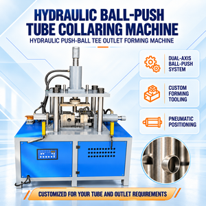 Machine de formage de raccords en T à tête sphérique hydraulique Pipe-FullPro — Équipement de poinçonnage guidé par moule - Product Image 6
