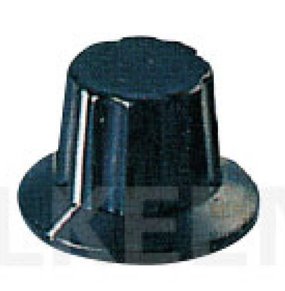 Black Plastic Preamplifier Potentiometer Encoder Shaft Rotary Volume Control Knobs Control  Shaft Knobs