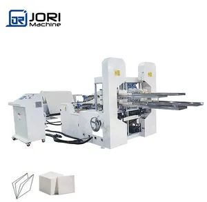 Precio de fábrica, máquina plegable de servilletas de papel tisú con logotipo de impresión en 2 colores, máquina de fabricación de servilletas de alta velocidad