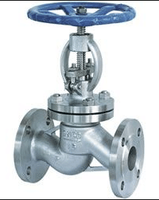 Vanne à soupape à corps en acier inoxydable SS304 SS316 avec siège métallique et bride