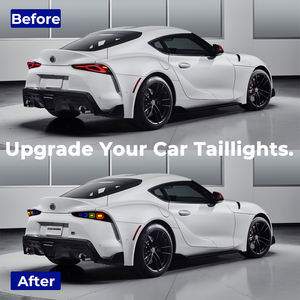 مصباح خلفي LED من DK <span class=keywords><strong>MOTION</strong></span> لسيارة تويوتا GR سوبرا A90 و A91 موديلات 2020-2022 مع رسوم متحركة عند التشغيل وإضاءة نهارية ومؤشر تسلسلي ومجموعة مصابيح خلفية - Product Image 4