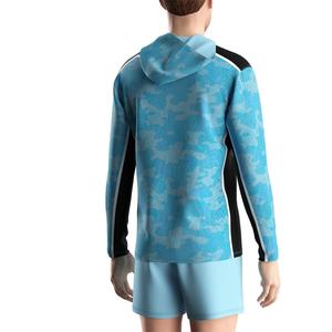 Camiseta Blanca de Manga Larga para Verano, Sublimada, de Secado Rápido, con Capucha, Protección UV, para Pesca - Product Image 6