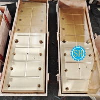 Pièces de revêtement résistantes à l'usure pour laminoir en aluminium-bronze ZCuAl10Fe3 sur mesure, usinage CNC