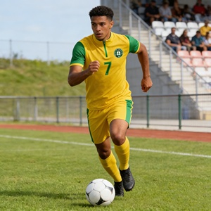 Tenue de football personnalisée haut de gamme, maillots et shorts respirants à séchage rapide, kit d'équipe personnalisé pour enfants et adultes F05 - Product Image 2