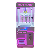 Mini machine à pince à prix amusante à pièces Machine de serrage de poupée cadeau commerciale Machine de jeu d'arcade à pince d'usine pour les enfants