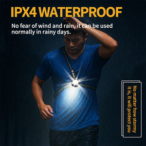 Gilet réfléchissant lumière de course LED Runner Gear Type-C 2200mAh sécurité randonnée Jogging cyclisme Sports de plein air nuit course poitrine <span class=keywords><strong>lampe</strong></span> - Product Image 3