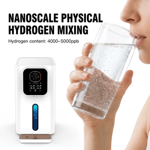 Machine ioniseur d'eau alcaline à hydrogène Semos W10 Kangen 5000ppb PEM, 4 modes de température (chaud/froid), absorption de l'eau, de bureau - Product Image 5