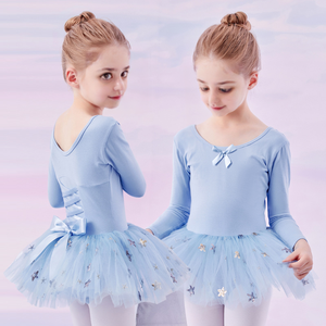 RTS nouveau conçu à manches courtes à manches longues Ballet danse <span class=keywords><strong>justaucorps</strong></span> pour filles <span class=keywords><strong>Gym</strong></span> <span class=keywords><strong>justaucorps</strong></span> danse robe pour les tout-petits enfants filles - Product Image 4