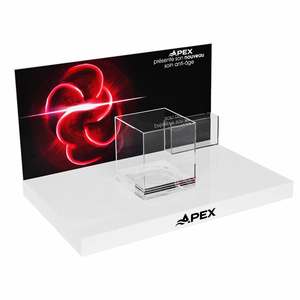 APEX Cosmetics Shop Table Acrylic Cosmetic Display Stand