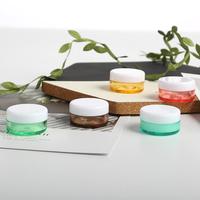 Pots en plastique PS vides personnalisés petit pot cosmétique de 5g 5ml avec crèmes lotions pommades poudres échantillons de soins de la peau